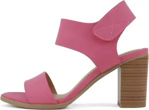 SODA Topshoeave Wait Womens Open Toe Chunky Heel Ankle Strap Shoes Block High Heel Dress Sandals