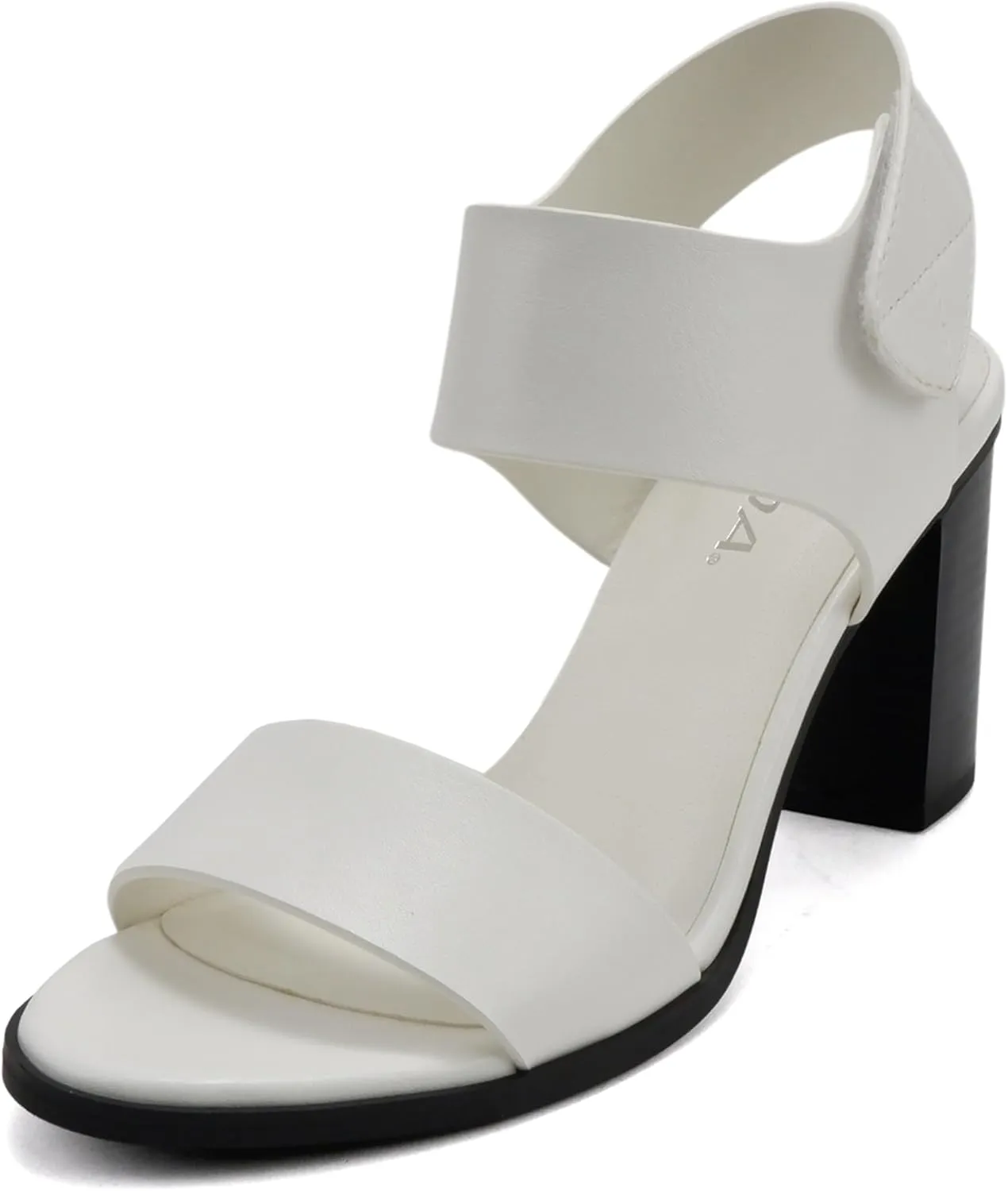SODA Topshoeave Wait Womens Open Toe Chunky Heel Ankle Strap Shoes Block High Heel Dress Sandals