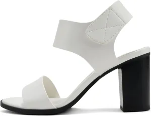 SODA Topshoeave Wait Womens Open Toe Chunky Heel Ankle Strap Shoes Block High Heel Dress Sandals