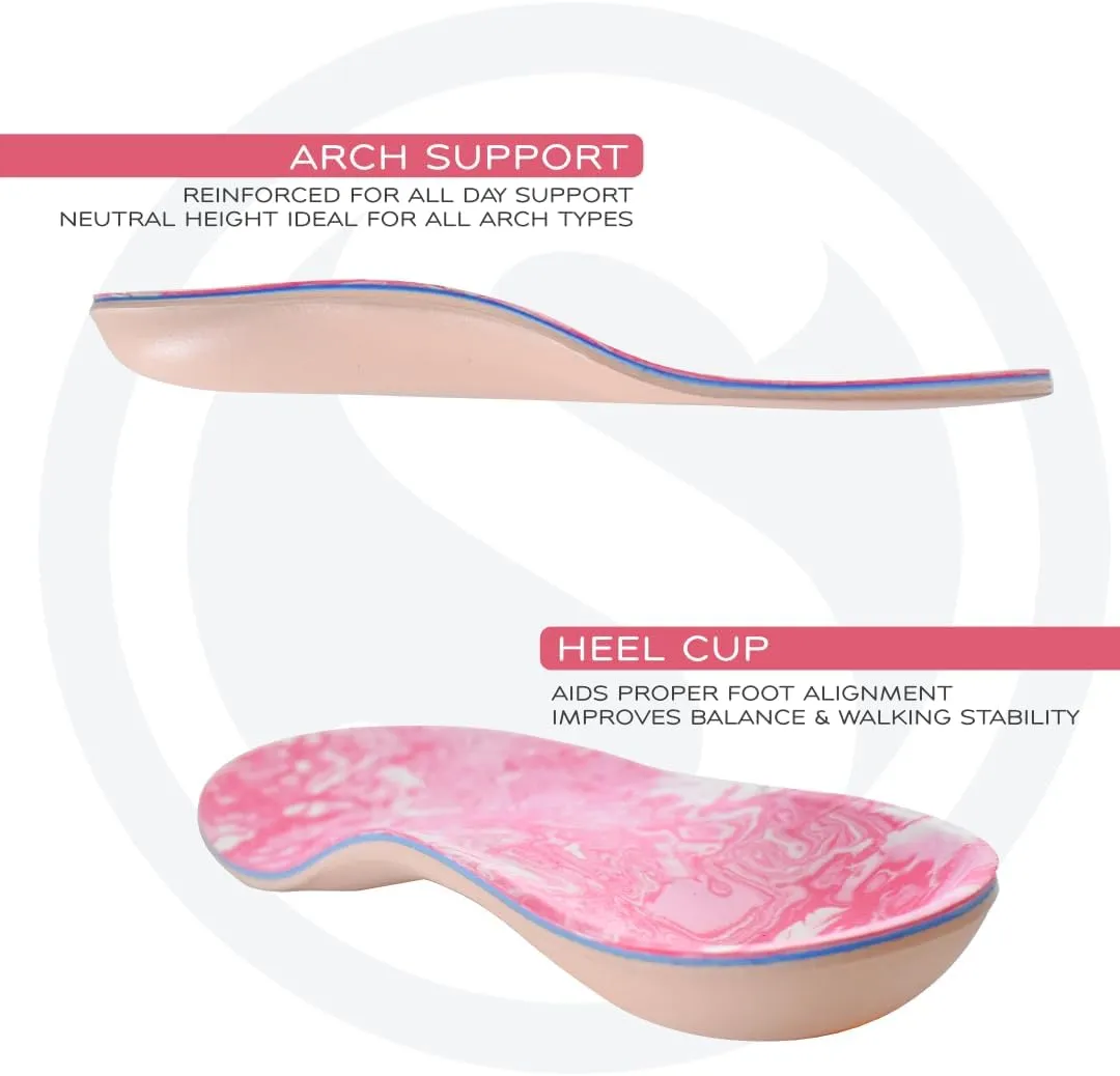 SoleAid XTI Insoles - 3-Layer Performance Insole, Semi-Rigid Arch Support - Light Weight, Shock Absorbing, Anti-Fatigue Foot Orthotic for Plantar Fasciitis (Men's 8-8.5 / Women's 10-10.5)