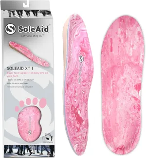 SoleAid XTI Insoles - 3-Layer Performance Insole, Semi-Rigid Arch Support - Light Weight, Shock Absorbing, Anti-Fatigue Foot Orthotic for Plantar Fasciitis (Men's 8-8.5 / Women's 10-10.5)