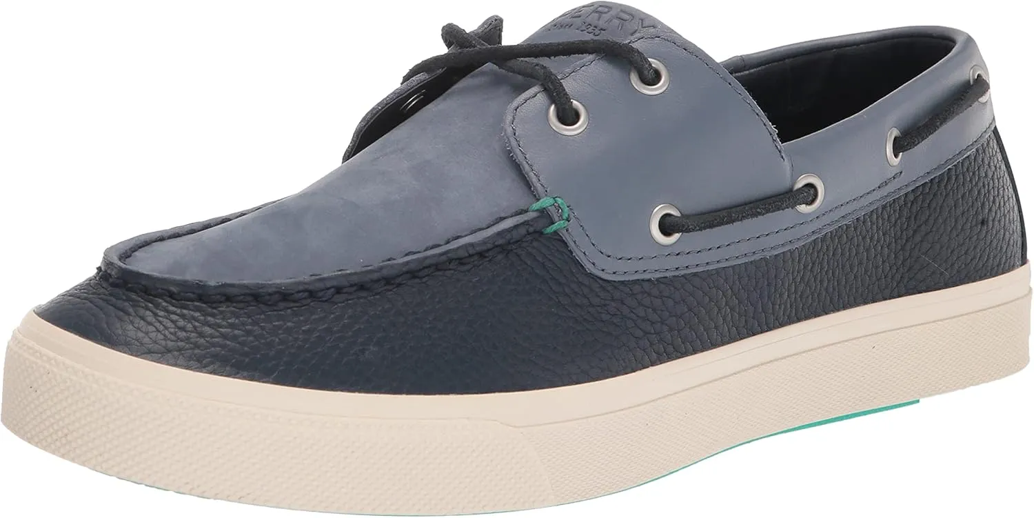 Sperry Mens Shoes Men's Bahama PLUSHWAVE Sneaker, Navy Tritone, 9