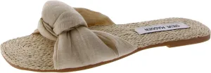 Steve Madden Womens Hays Slip-On Twist Slide Sandals