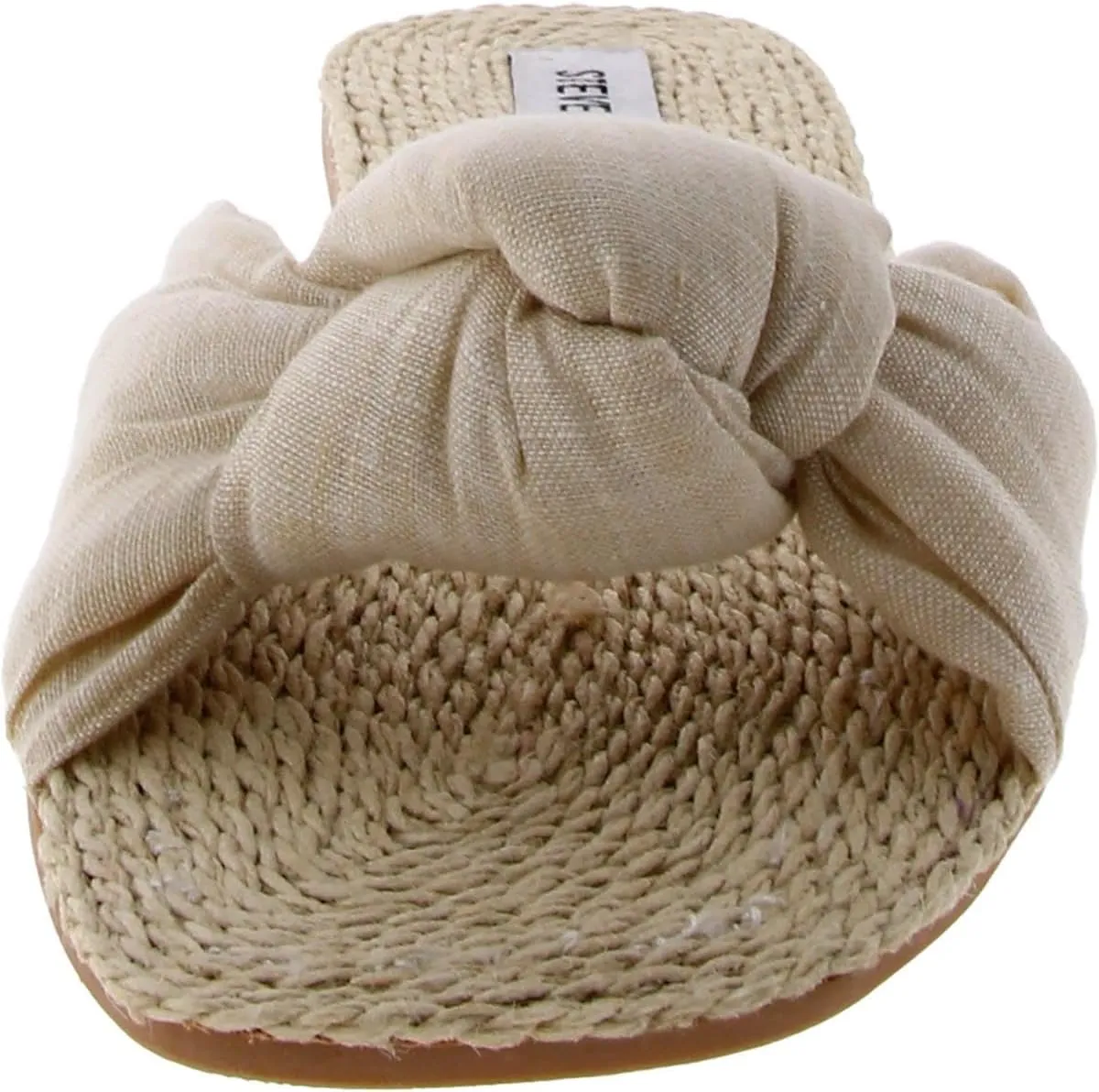Steve Madden Womens Hays Slip-On Twist Slide Sandals
