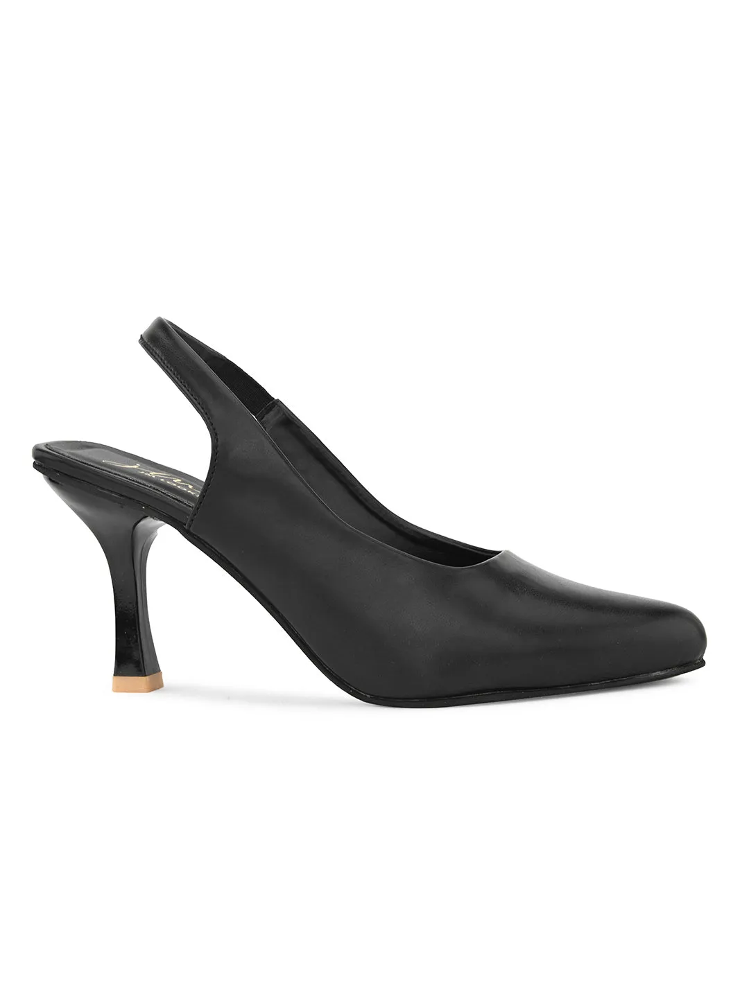Stylished-Toe Stilettos with Buckle Closure