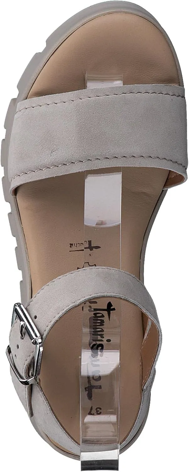 Tamaris Women's Ankle-Strap Wedge Sandal