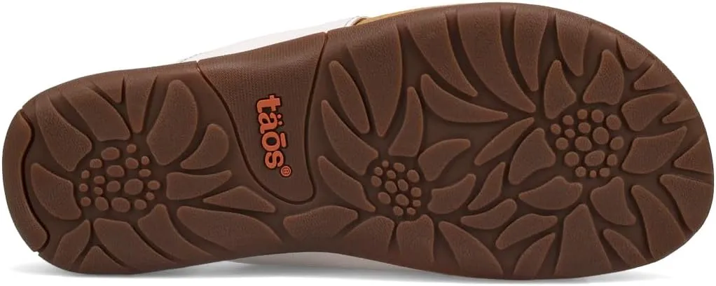 Taos Gift 2 Women's Sandal - Elevate Your Style with A Classic Open Back Toe-Post Design - Premium Comfort with Arch Support and Cooling Gel Padding for All Day Wearability