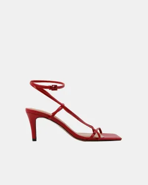 The Stella Multi Strap Heel | Ruby