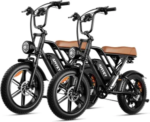 V9-G60 Peak 1500W Ebike, 48V 20Ah(960WH) Removable Battery, 72Miles &32MPH,20" Fat Tire Dirt Bike,7 Speed Gears,Dual Shock Absorber, Adults Electric Bike for Mountains, Snow, Sand, Road