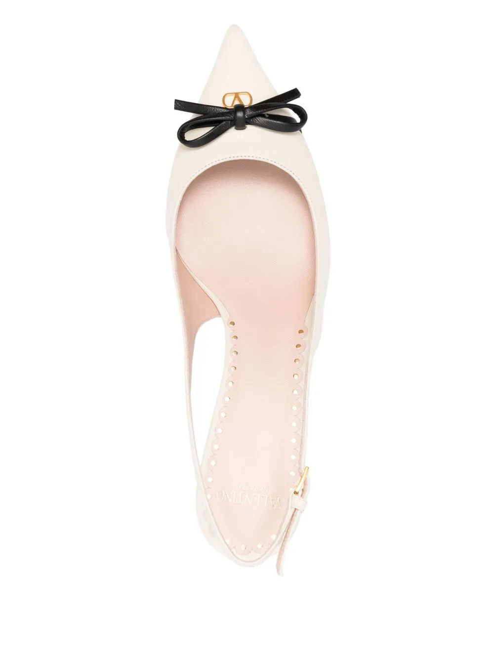 Valentino Garavani Beepty Leather Slingback Pumpar