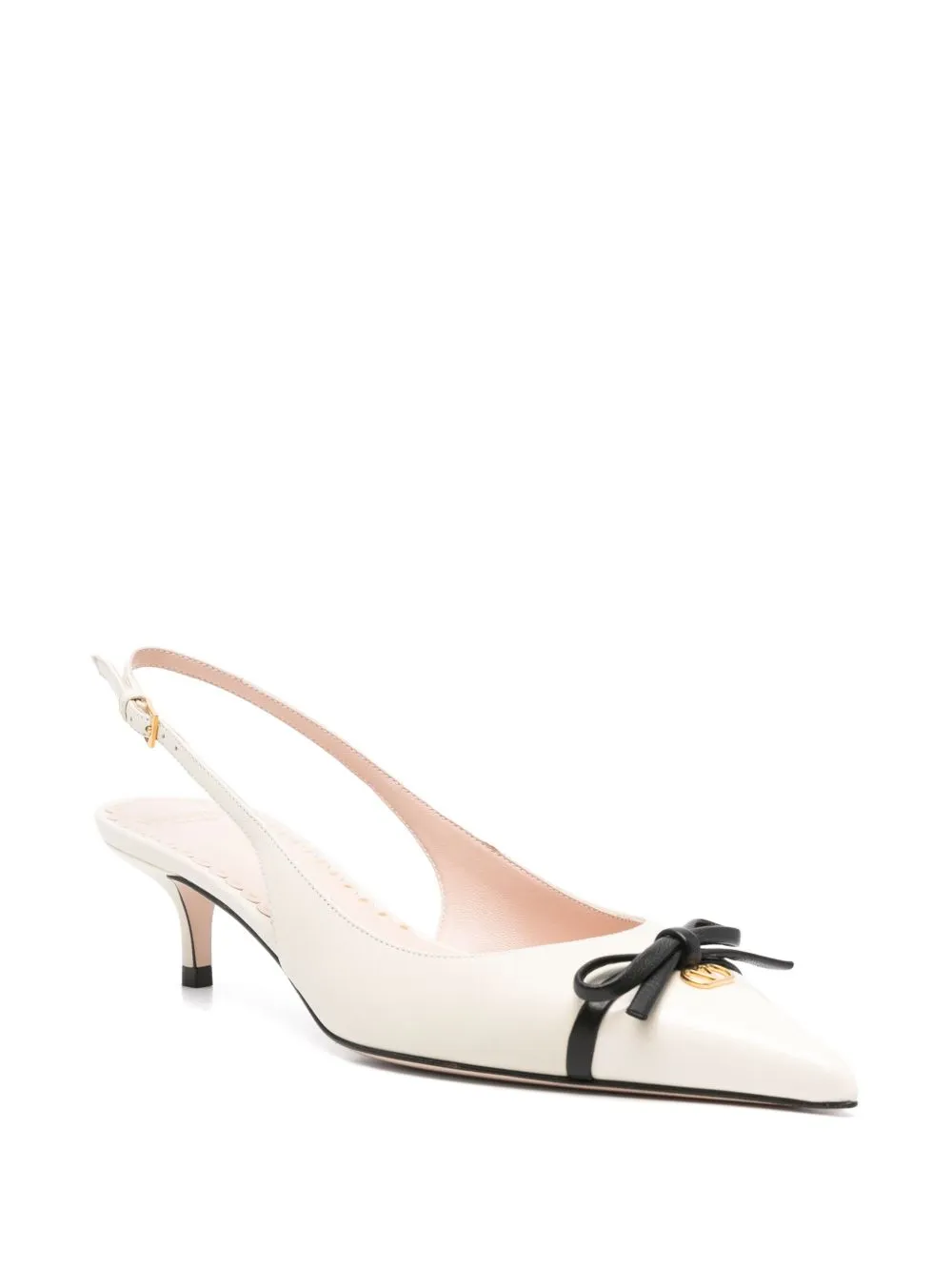 Valentino Garavani Beepty Leather Slingback Pumpar