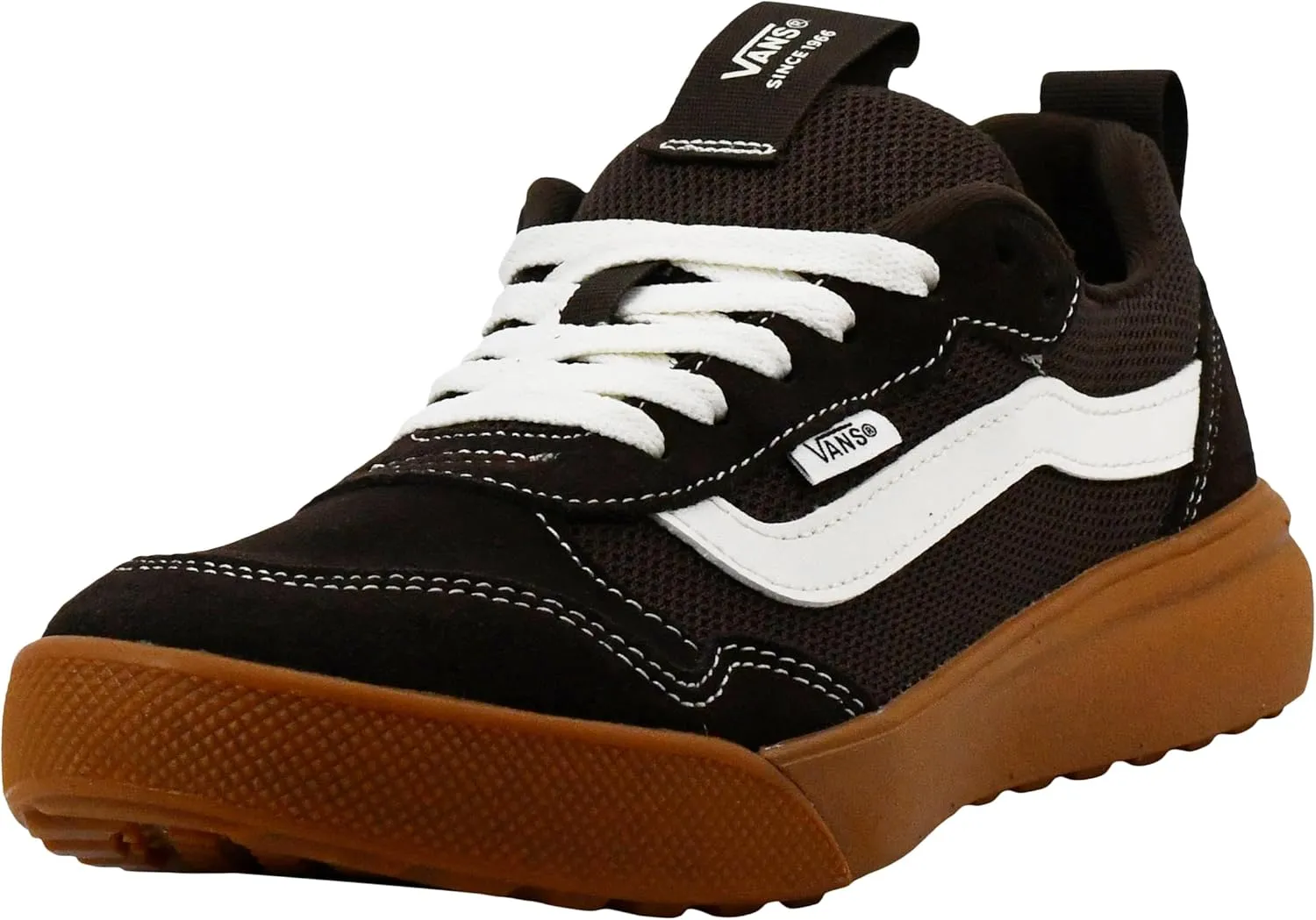 Vans Men's Range EXP Sneaker, Suede Gum Demitasse, 9 M US