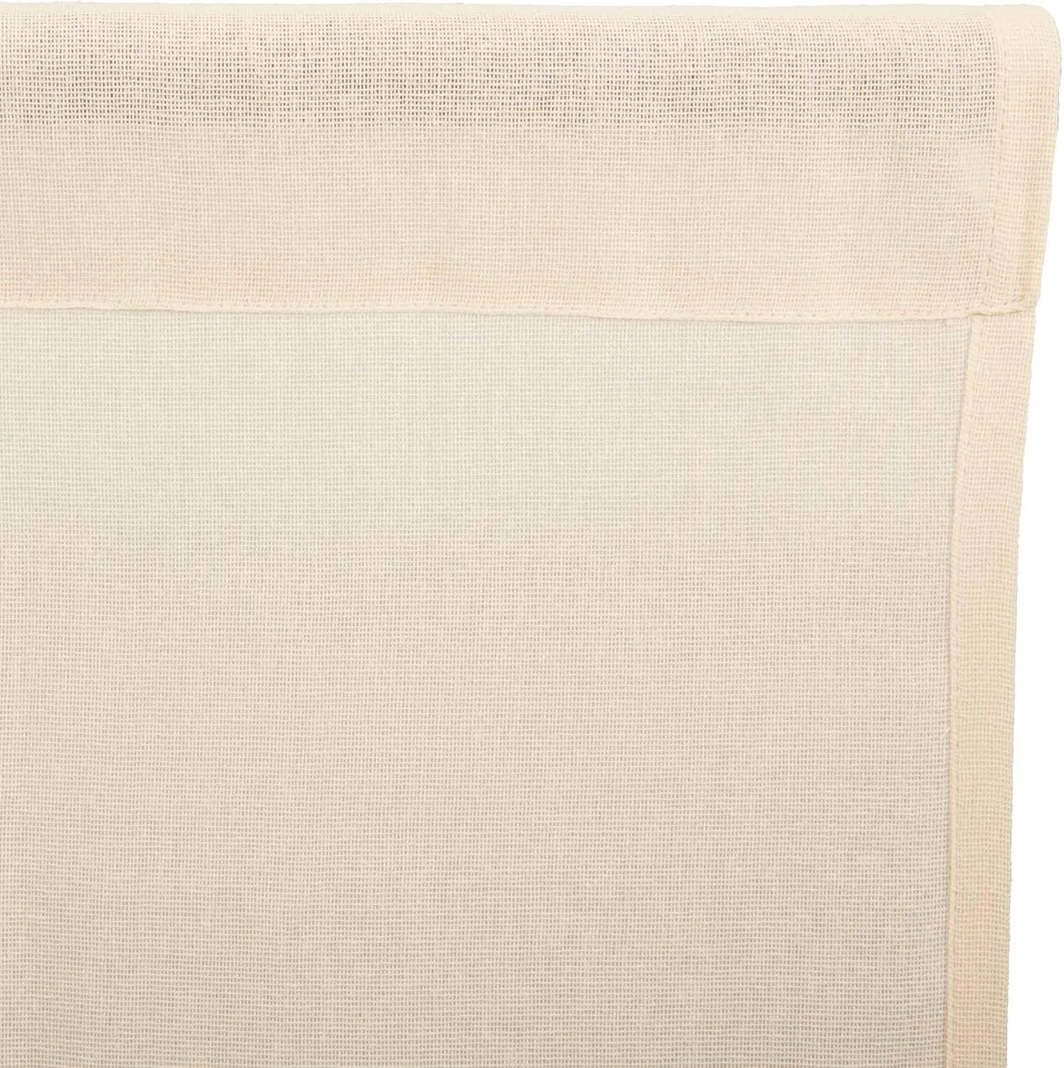 VHC Brands Tobacco Cloth Natural Curtain, Valance 16x60