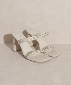 Victoria Pearl Strap Heel