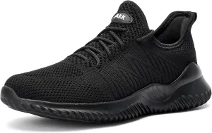 Walking Shoes for Men Sneakers - Slip on Tennis Running Memory Foam Shoes for Athletic Workout Gym Indoor Outdoor Lightweight Breathable Casual Sneakers