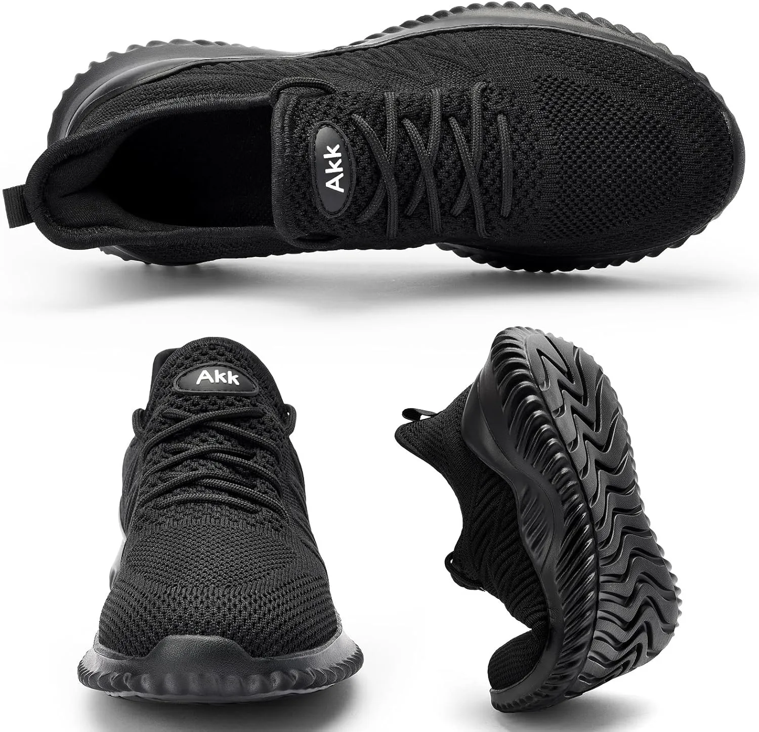 Walking Shoes for Men Sneakers - Slip on Tennis Running Memory Foam Shoes for Athletic Workout Gym Indoor Outdoor Lightweight Breathable Casual Sneakers