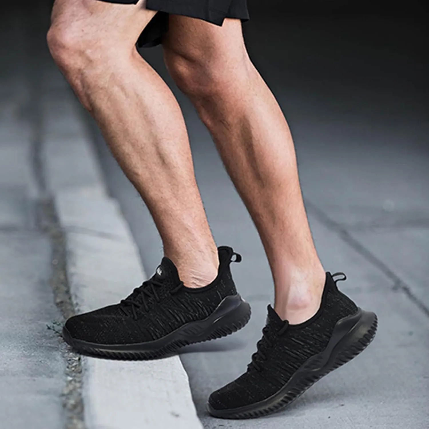 Walking Shoes for Men Sneakers - Slip on Tennis Running Memory Foam Shoes for Athletic Workout Gym Indoor Outdoor Lightweight Breathable Casual Sneakers