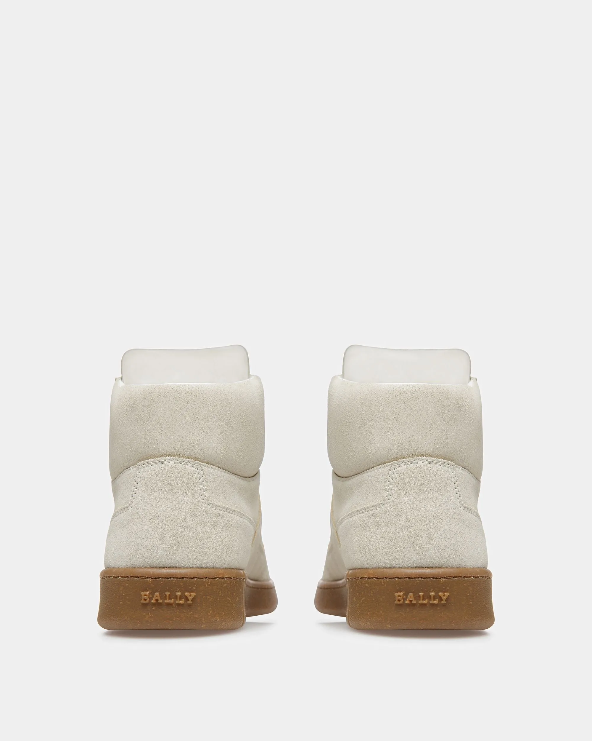 Wiggles Leather Sneakers In Dusty White