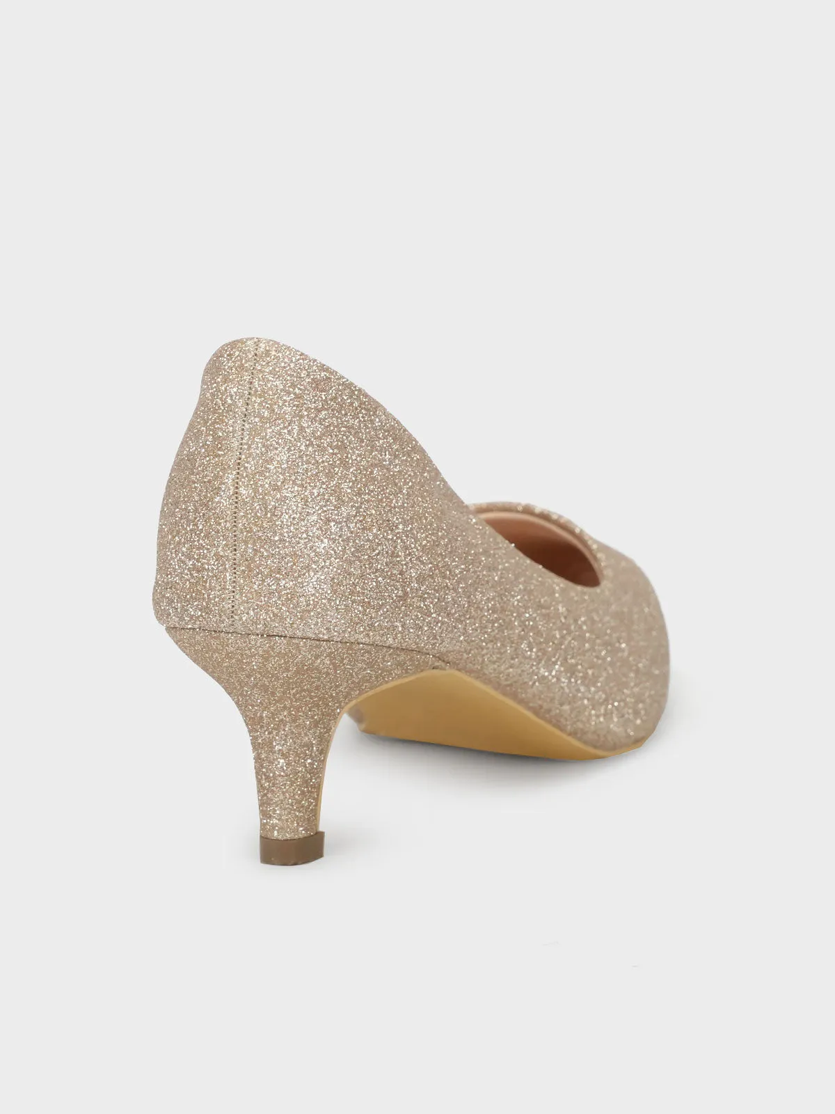 Women "DAWES" Glitter Pointed Toe Courts