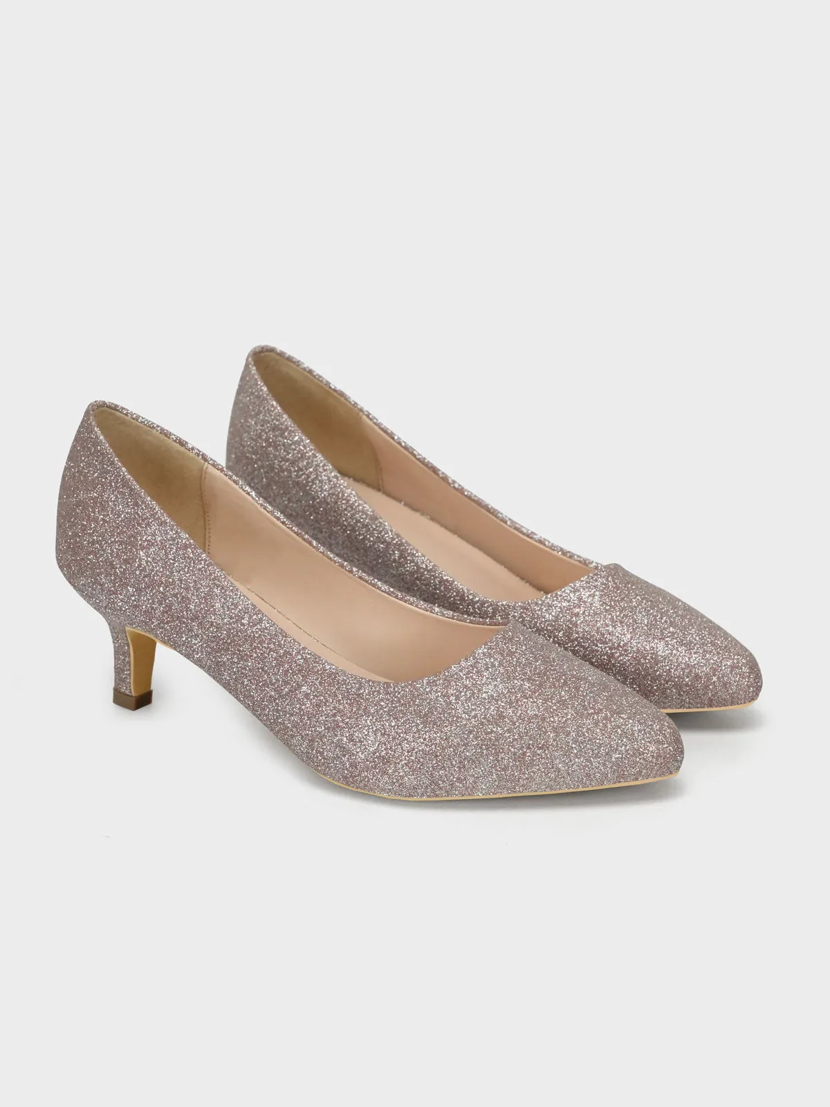 Women "DAWES" Glitter Pointed Toe Courts