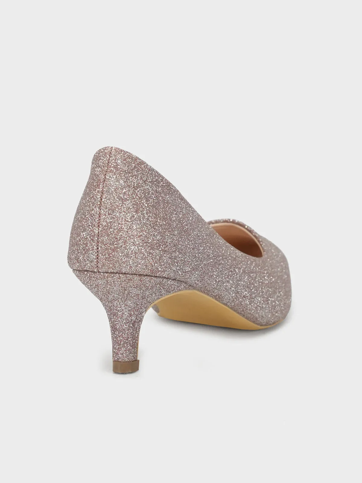 Women "DAWES" Glitter Pointed Toe Courts