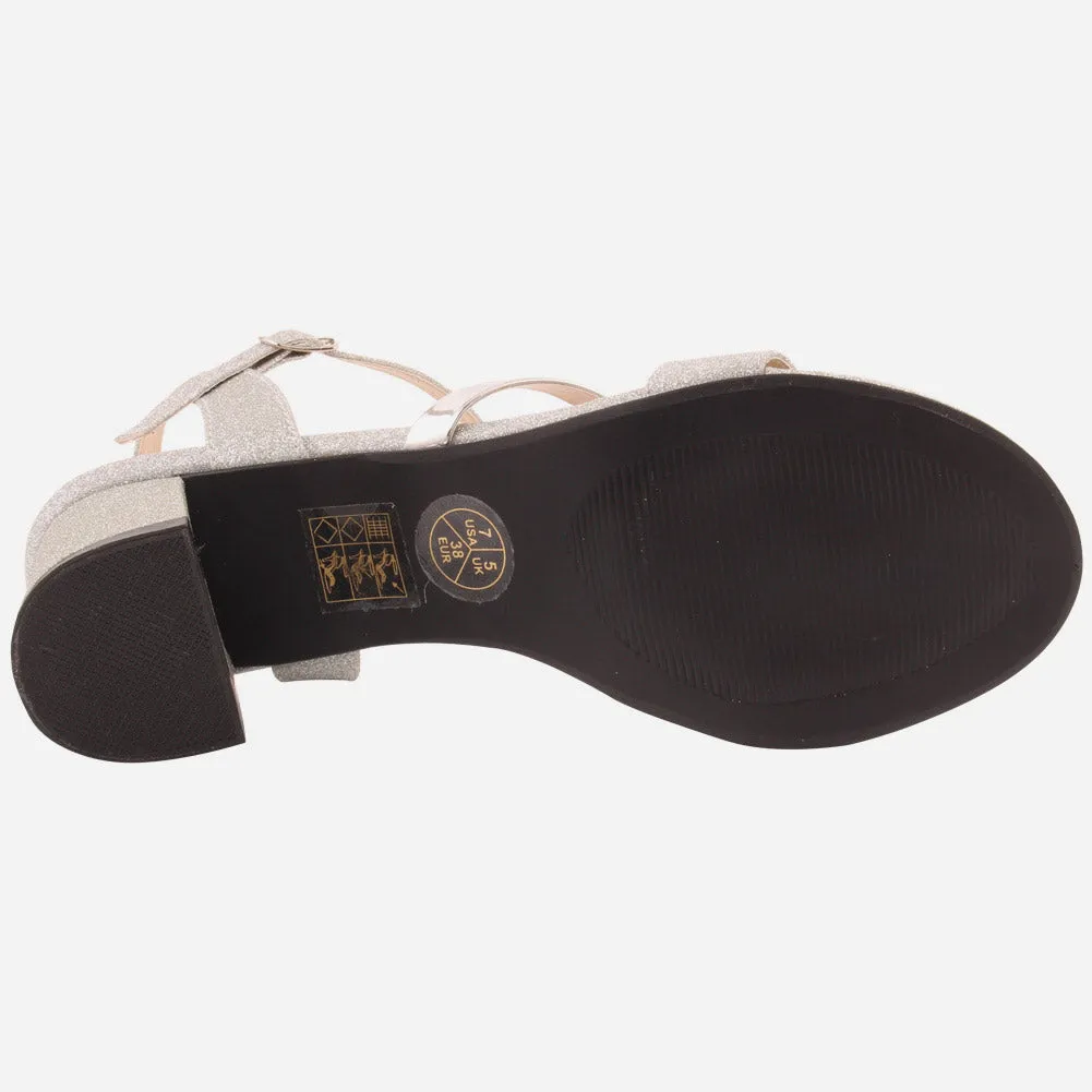 Women "MELISSA" Stunning Block Heel Sandals