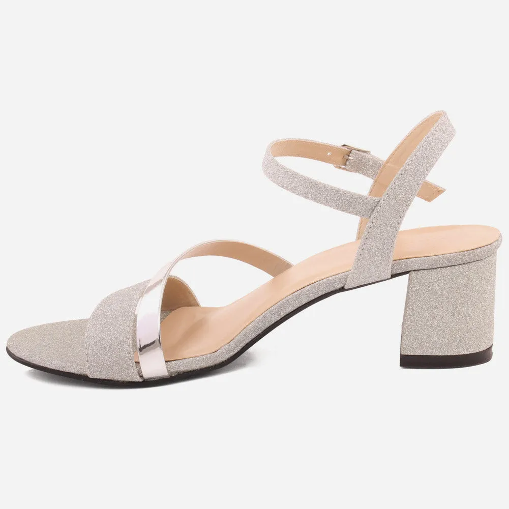 Women "MELISSA" Stunning Block Heel Sandals