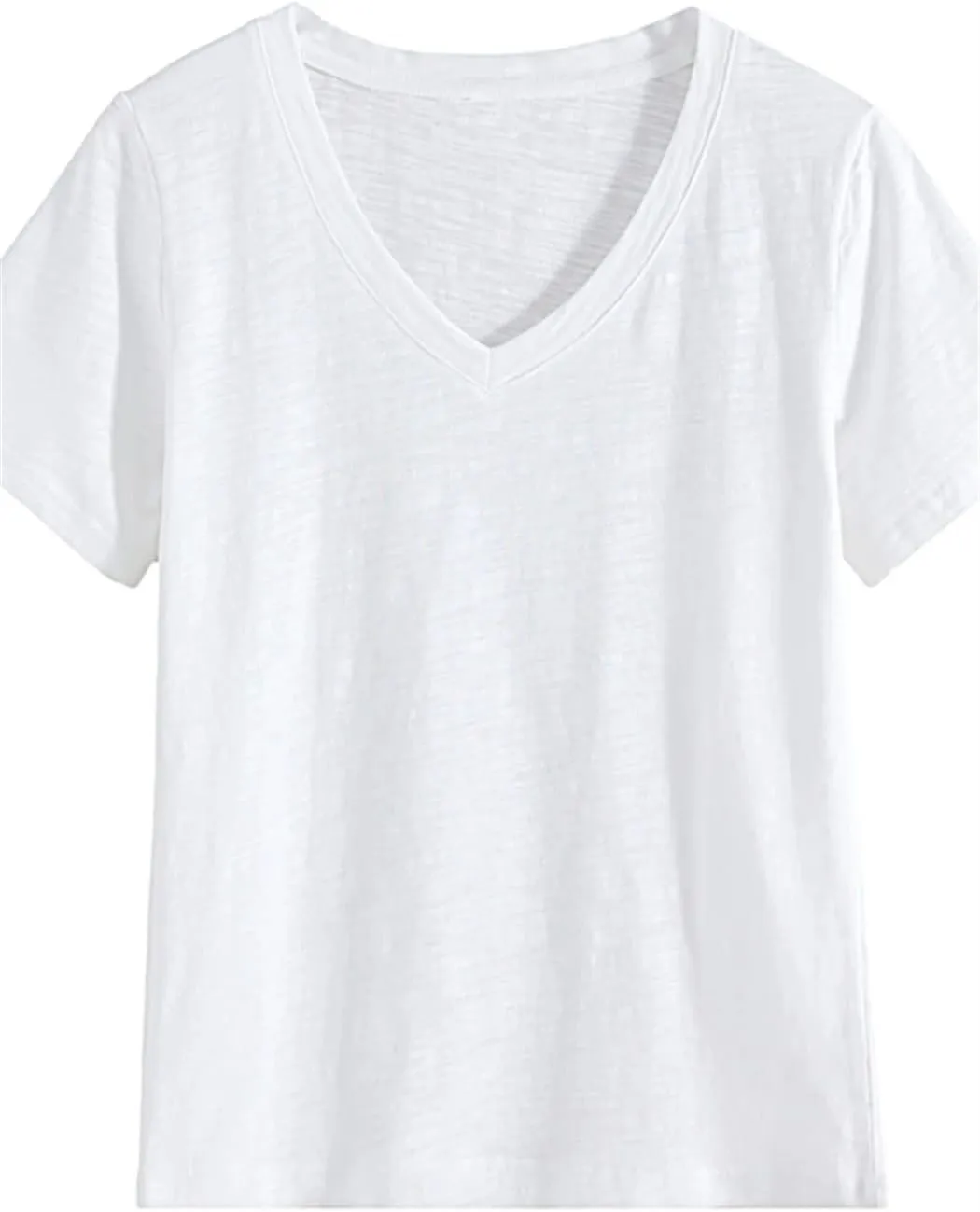 Women Short Sleeve O Neck T-Shirt Casual Loose Tops Summer Korean Style Tees