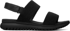 Womens Adjustable Walking Sandals Sandals with Arch Support Lightweight Comfort Sport Sandal for Women All Black Size 11