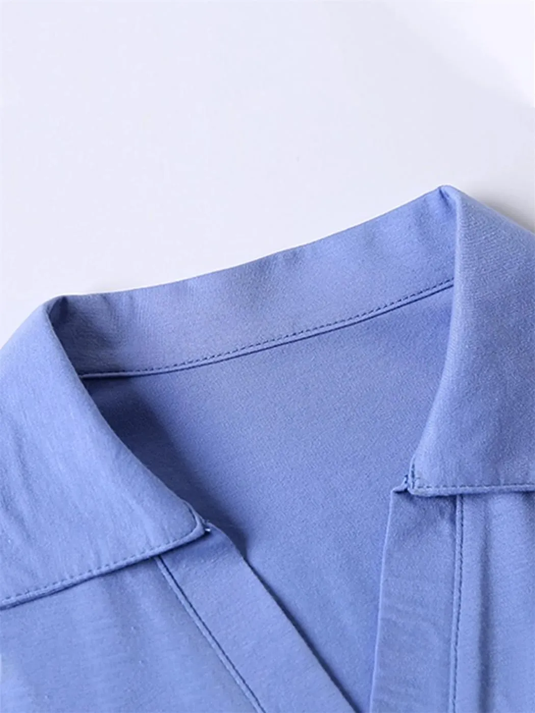 Women's Basic Solid Color Short-Sleeved Polos Shirts Summer Daily Casual Tops