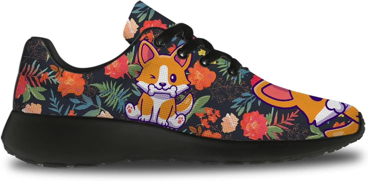Women's Men's Dog Shoes Personalized 3D Print Tennis Running Shoes Walking Sneakers Puppy Gifts for Men Women