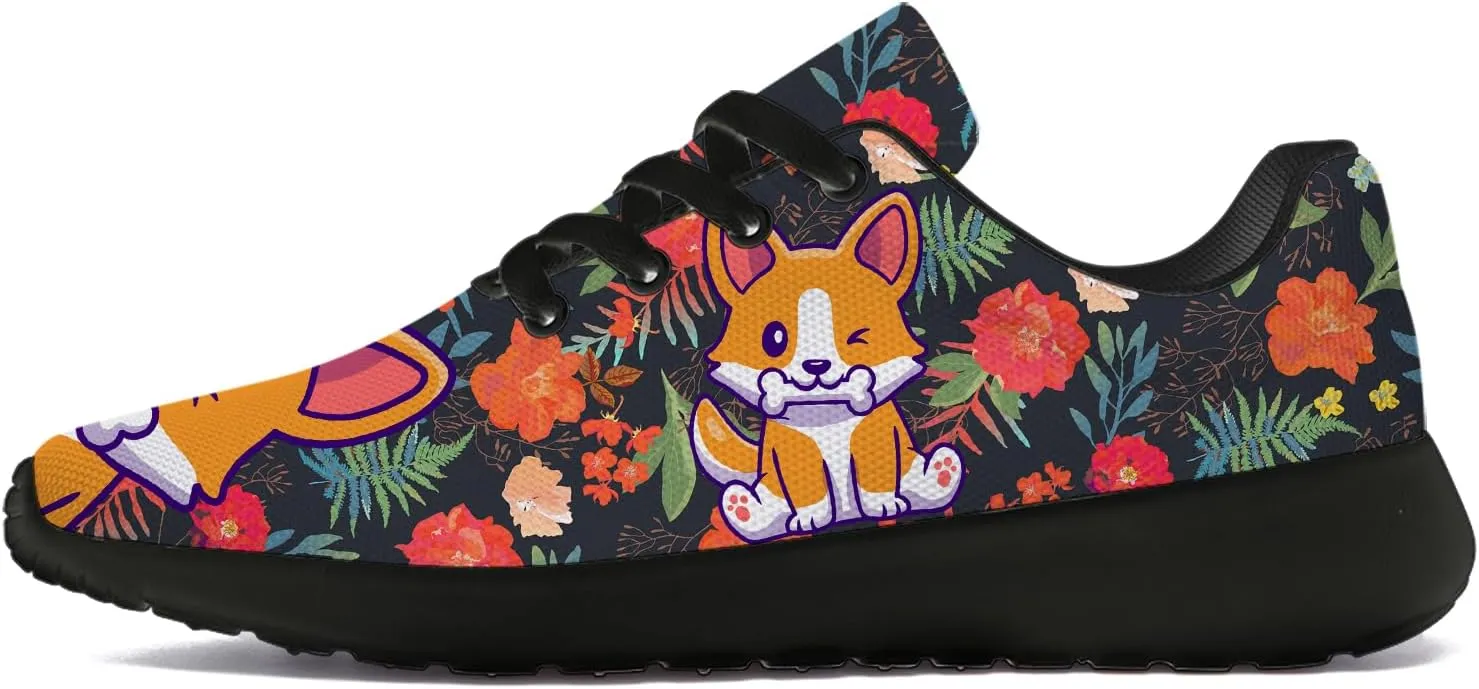 Women's Men's Dog Shoes Personalized 3D Print Tennis Running Shoes Walking Sneakers Puppy Gifts for Men Women