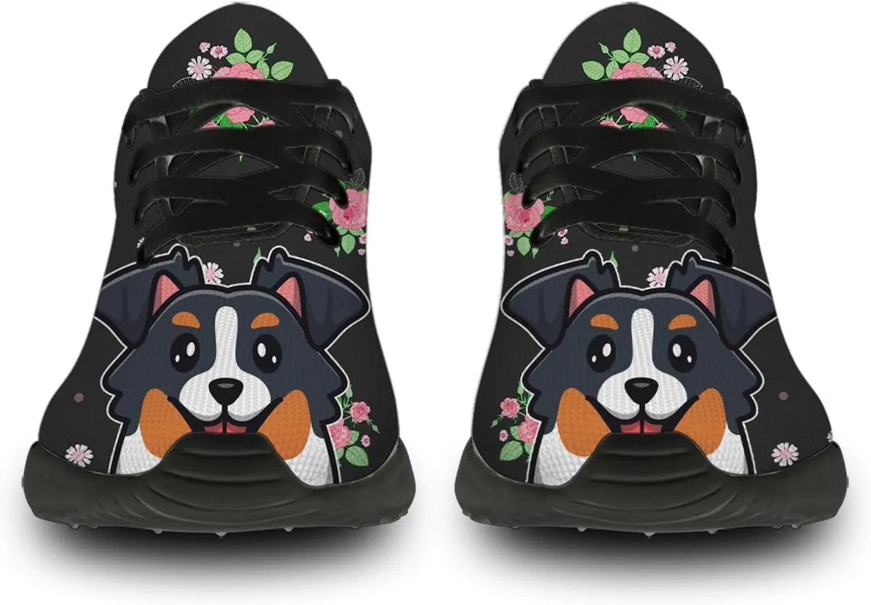 Women's Men's Dog Shoes Personalized 3D Print Tennis Running Shoes Walking Sneakers Puppy Gifts for Men Women