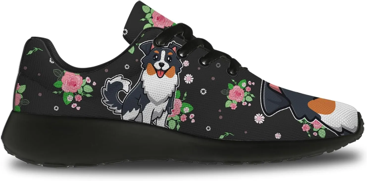 Women's Men's Dog Shoes Personalized 3D Print Tennis Running Shoes Walking Sneakers Puppy Gifts for Men Women