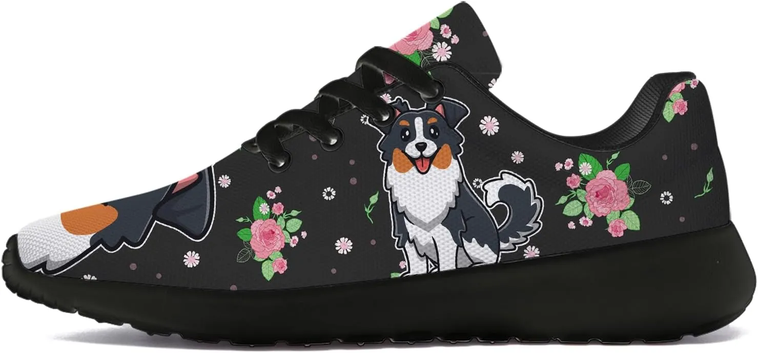 Women's Men's Dog Shoes Personalized 3D Print Tennis Running Shoes Walking Sneakers Puppy Gifts for Men Women