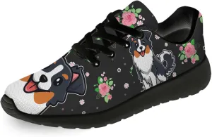 Women's Men's Dog Shoes Personalized 3D Print Tennis Running Shoes Walking Sneakers Puppy Gifts for Men Women