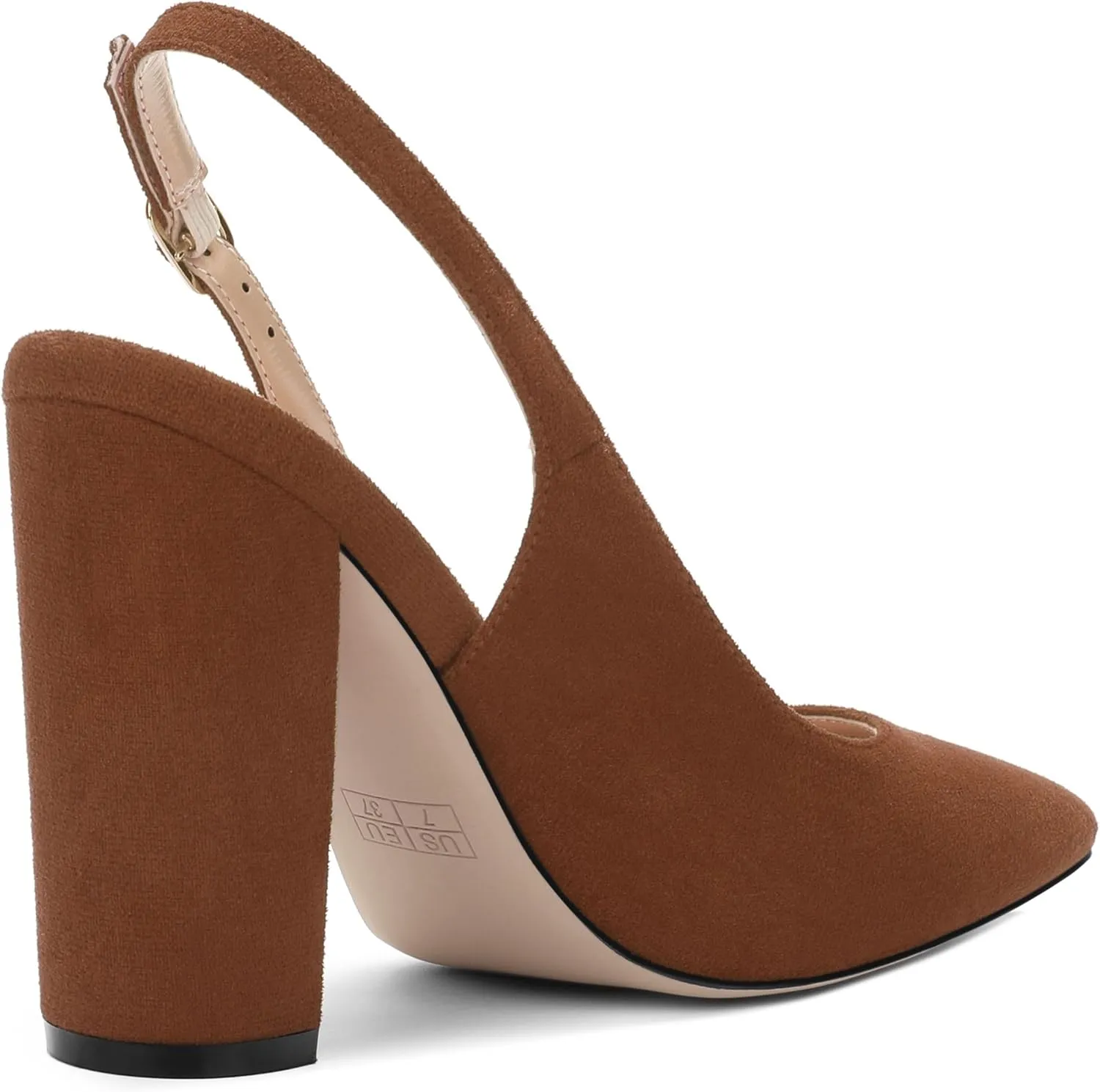 Women's Pointed Toe Slingback Heels, High Heel Shoes for Women