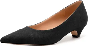 Women's Pumps, Pointed Toe Kitten Heels Shoes for Women, Fashion Classic Pointed Toe Dress Pumps Shoes