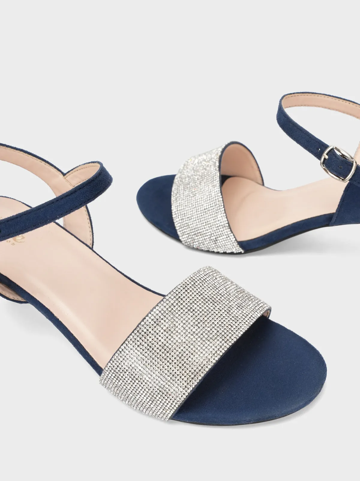 Women's "KALIAH" Decorated Ankle Strap Sandals