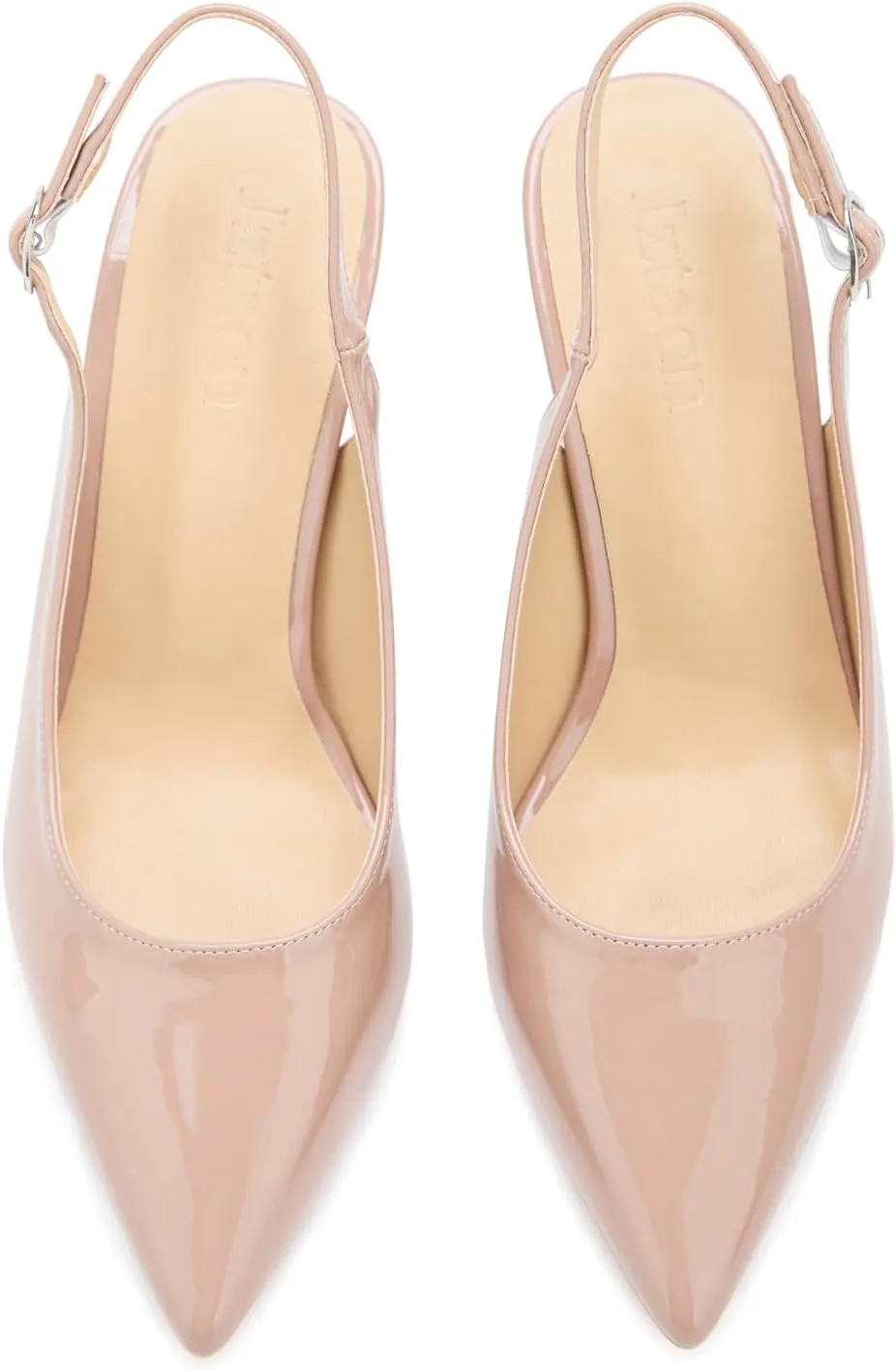 Women's Slingback Pointed Closed Toe Kitten Heels Pumps Shoes