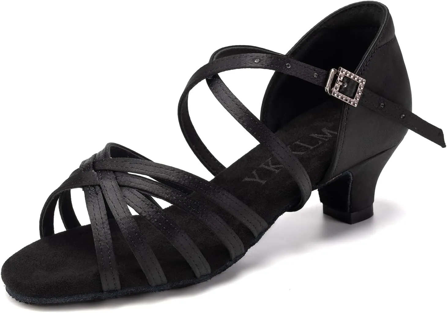 YKXLM Latin Dance Shoes Ballroom Women Salsa Tango Performance Practice Dancing Shoes,259