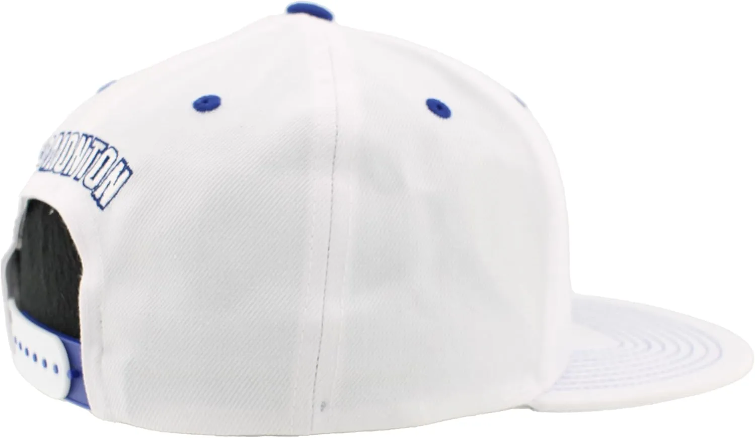 ZHATS NHL Officially Licensed Adjustable Snapback Hat Flat Bill Z11 Pop White