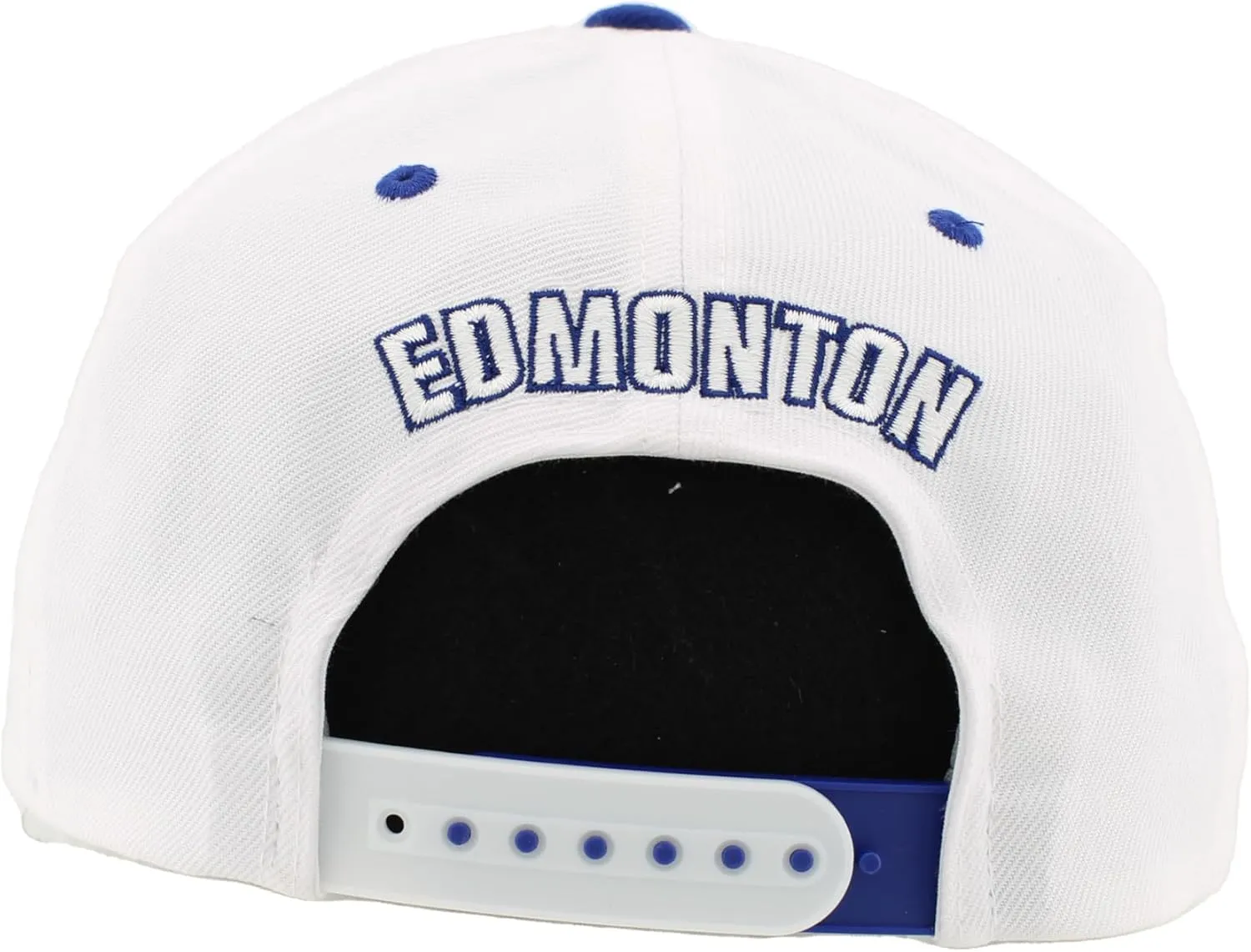 ZHATS NHL Officially Licensed Adjustable Snapback Hat Flat Bill Z11 Pop White