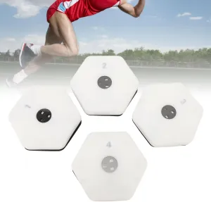 ZJchao Agility Response Training Light Sports Agility Lights Athletes Fitness Trainers App Control Speed Agile Focus Training Beach Gym Home